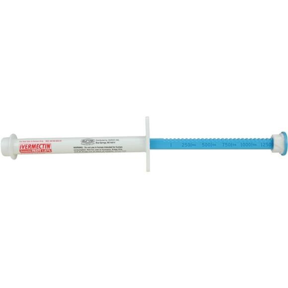 Ivermectin Paste Dewormer - 6.08g dose @ 1.87%-Apple flavored - Picture 2 of 4